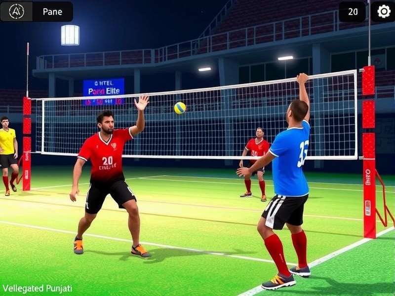 Volley Elite Punjabi Gameplay Action